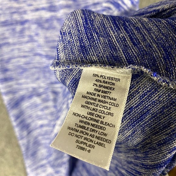 A.N.A Top Women's Large Short Sleeve Polyester Blend A New Approach L - Picture 6 of 8